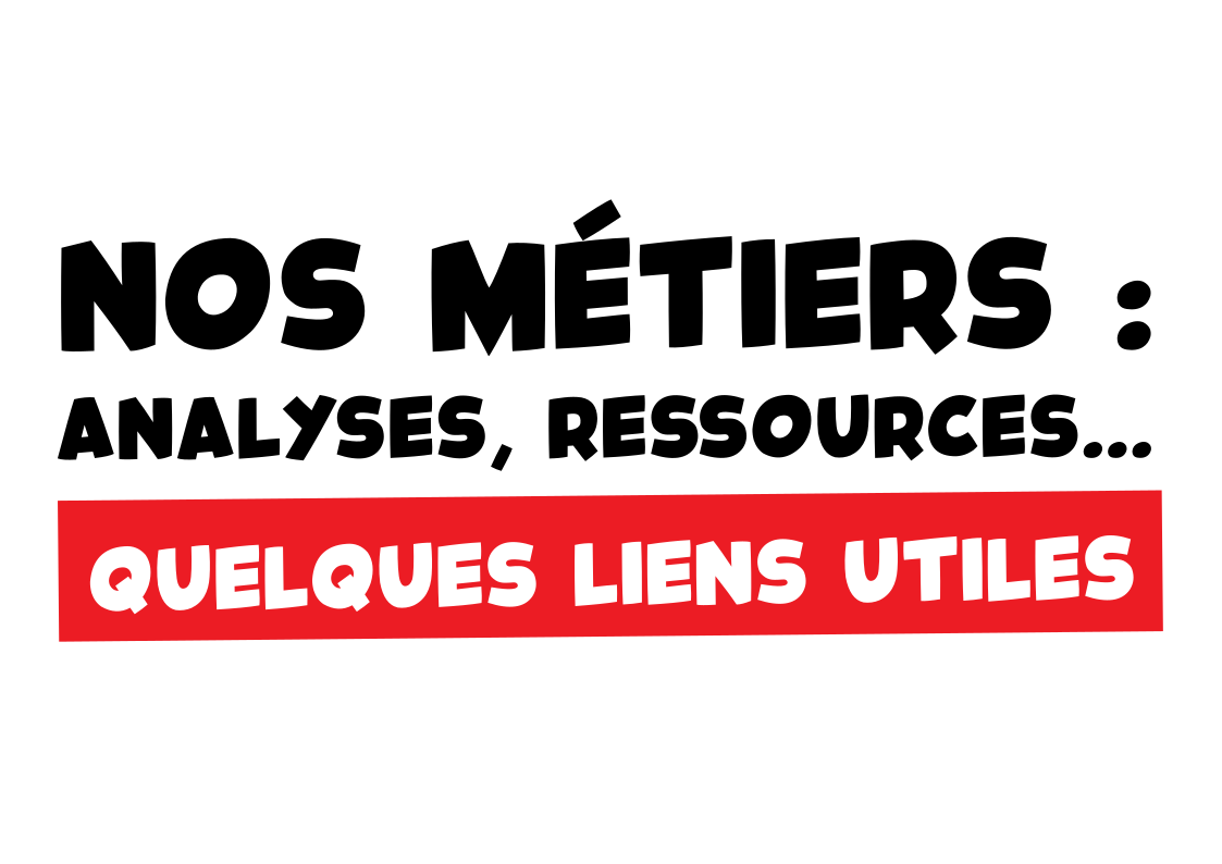 Nos métiers : analyses, actualités…